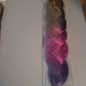 Black and Purple Ombre Hair Clip